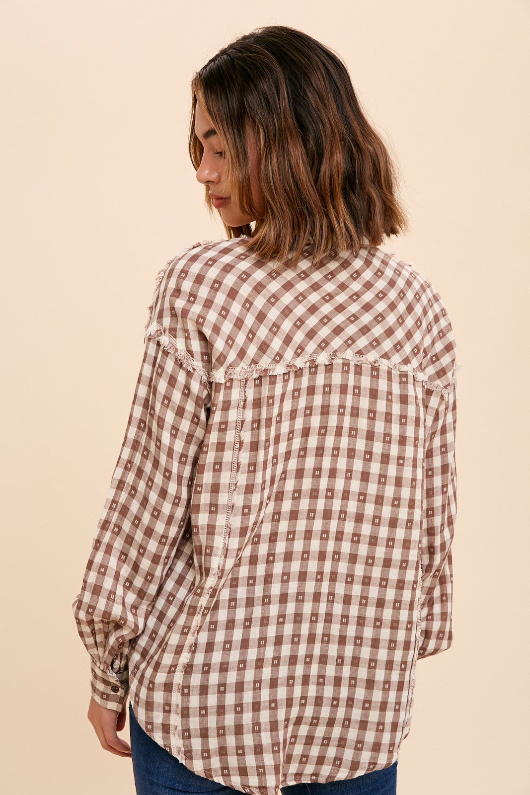 Plaid Gingham Button Down