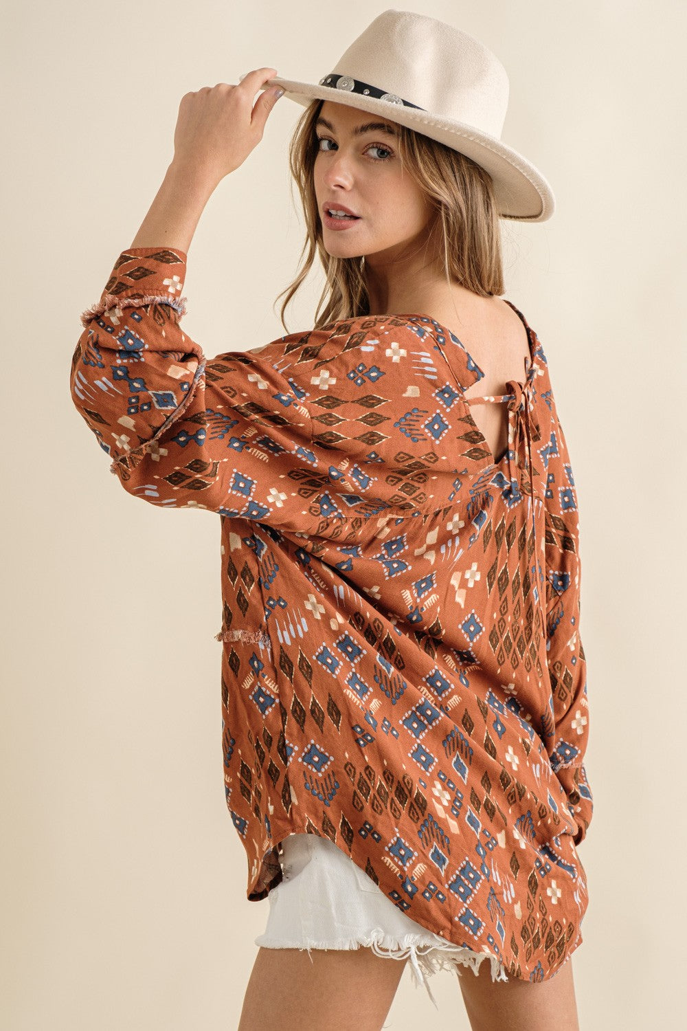 Aztec Tunic Blouse