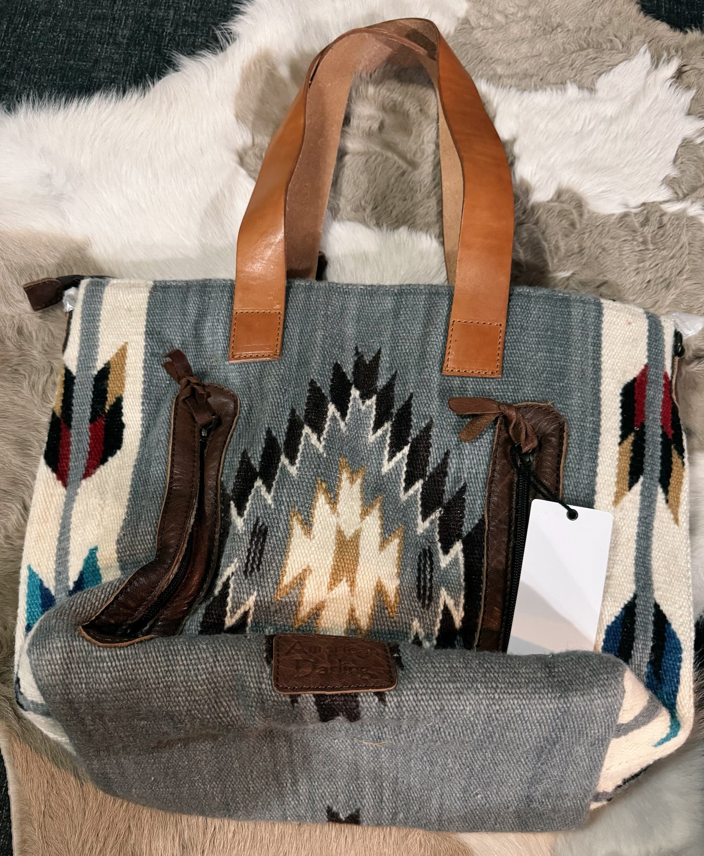 Southwestern Wool Tote