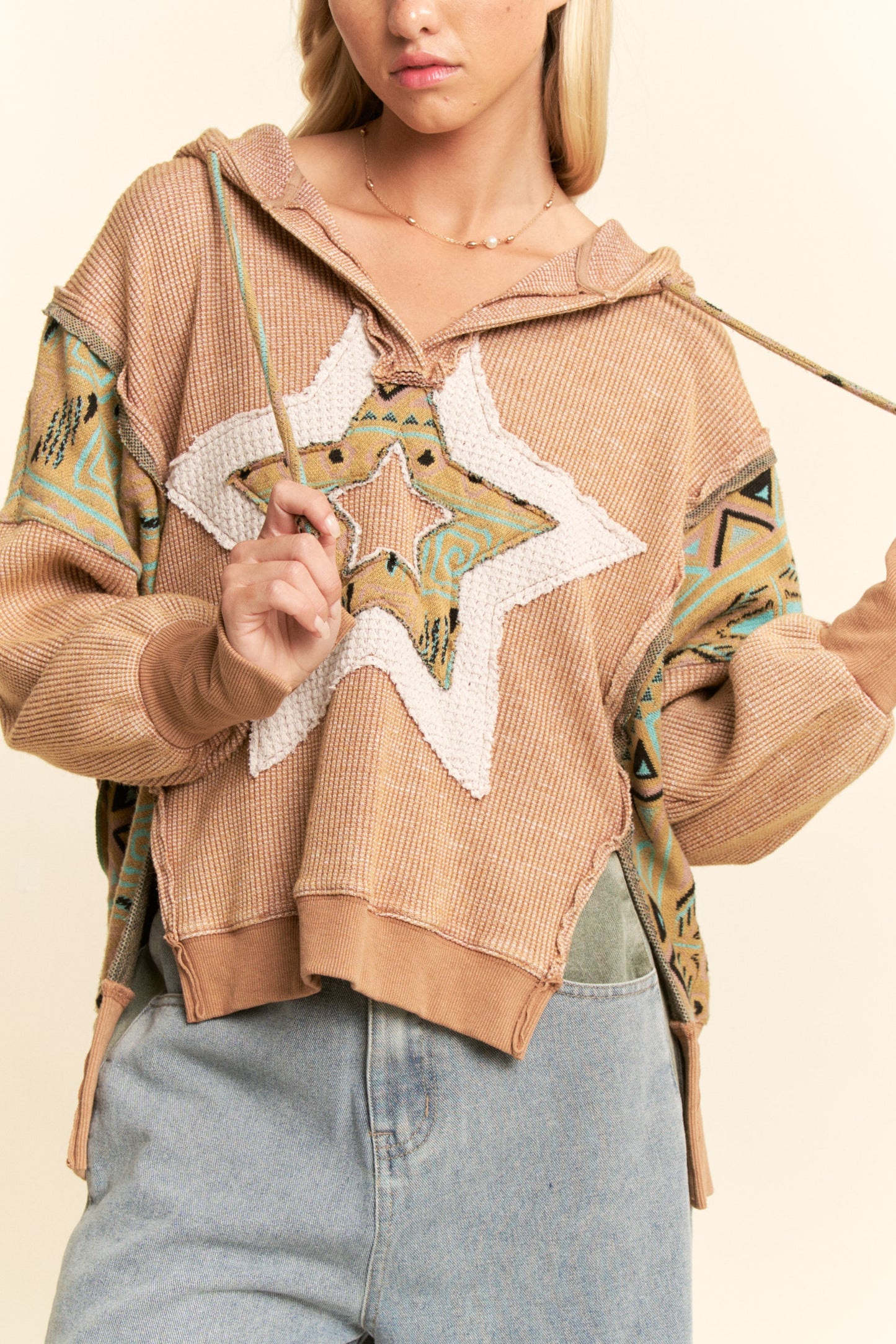 Star Patch Hoodie
