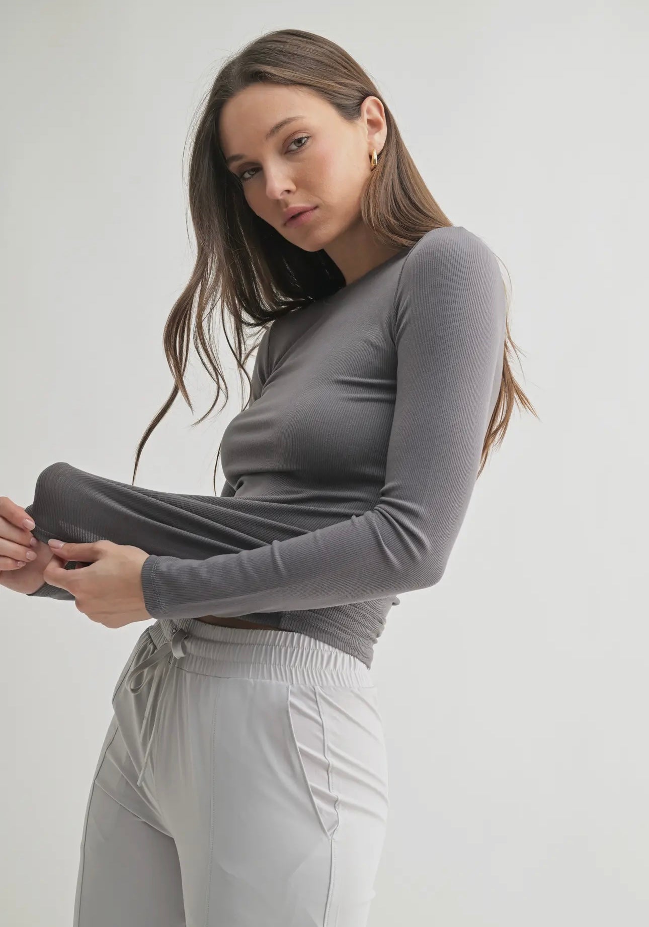 Essential Long Sleeve - New Pewter