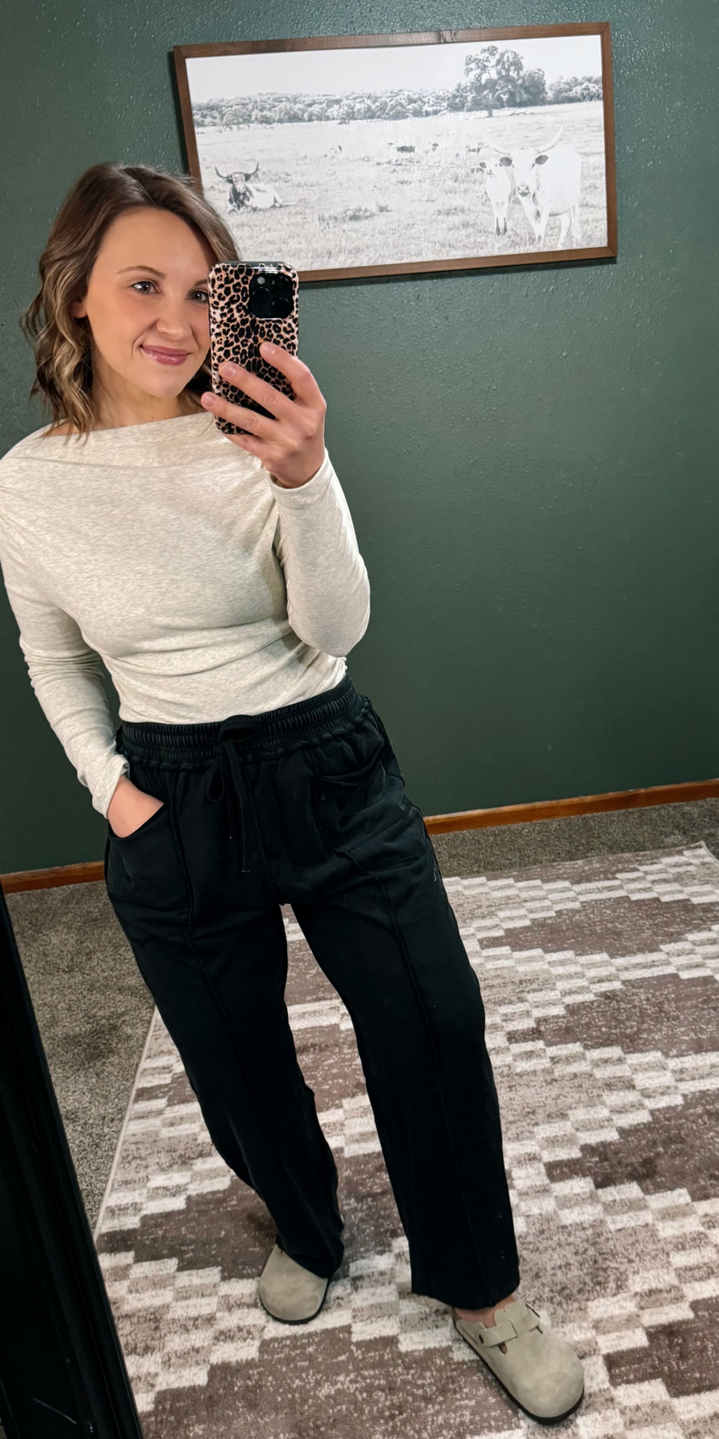 Mineral Washed Barrel Pants