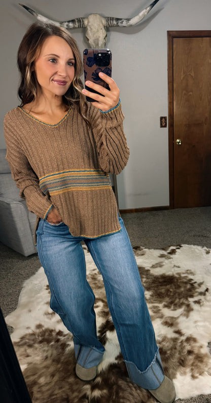 Boho Sweater Top