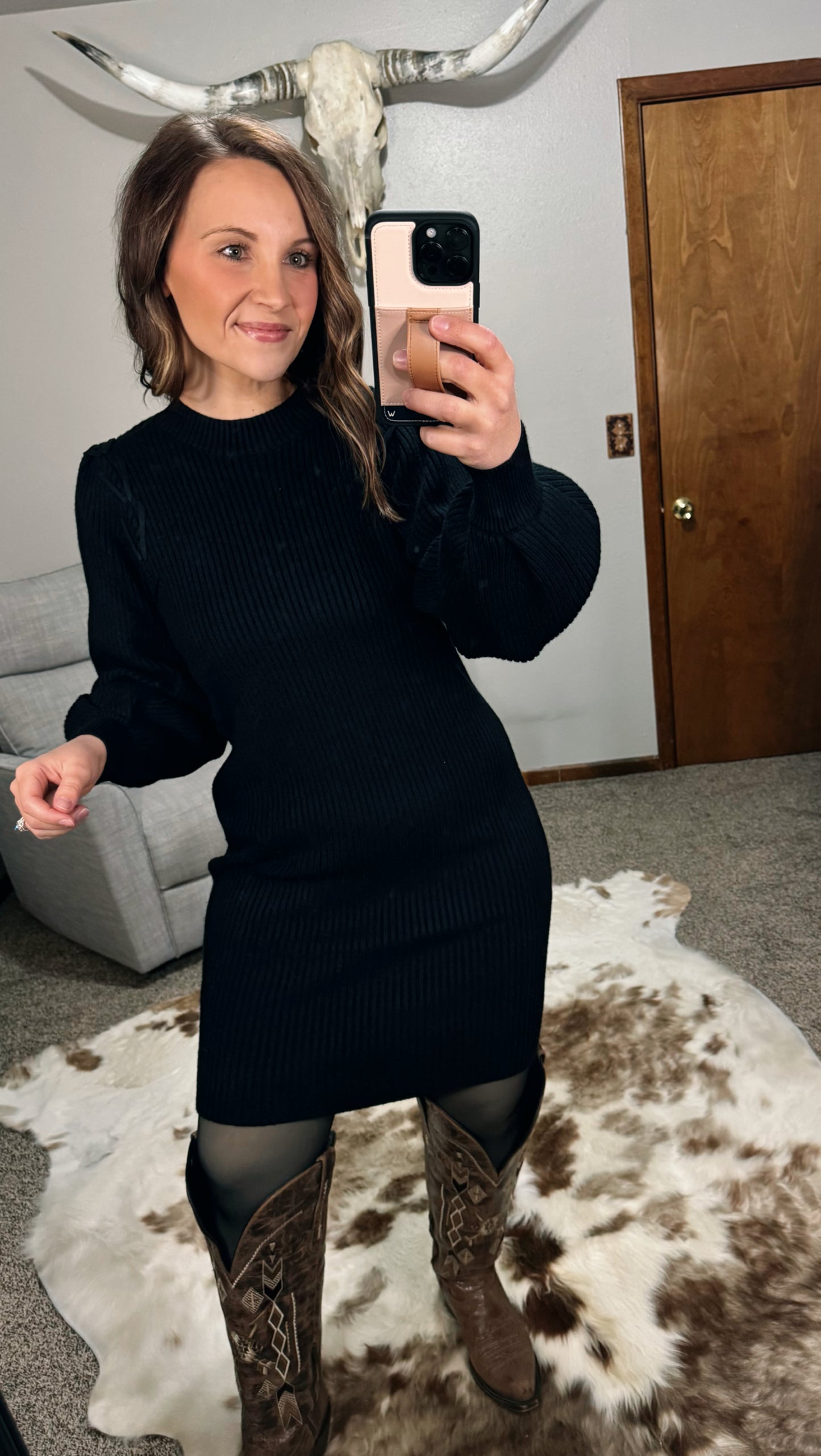 Ribbed Sweater Dress