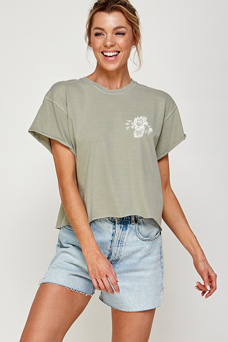 Cactus & Boots Graphic Top