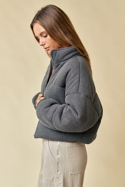 Corduroy Puffer Jacket
