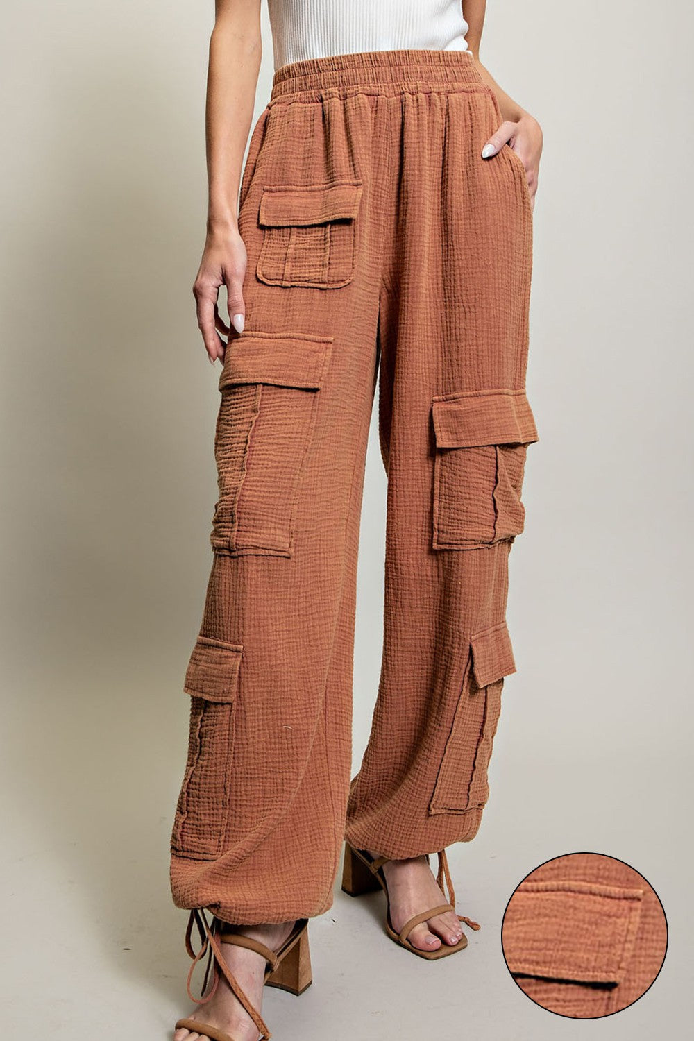 Mineral Washed Cargo Pants