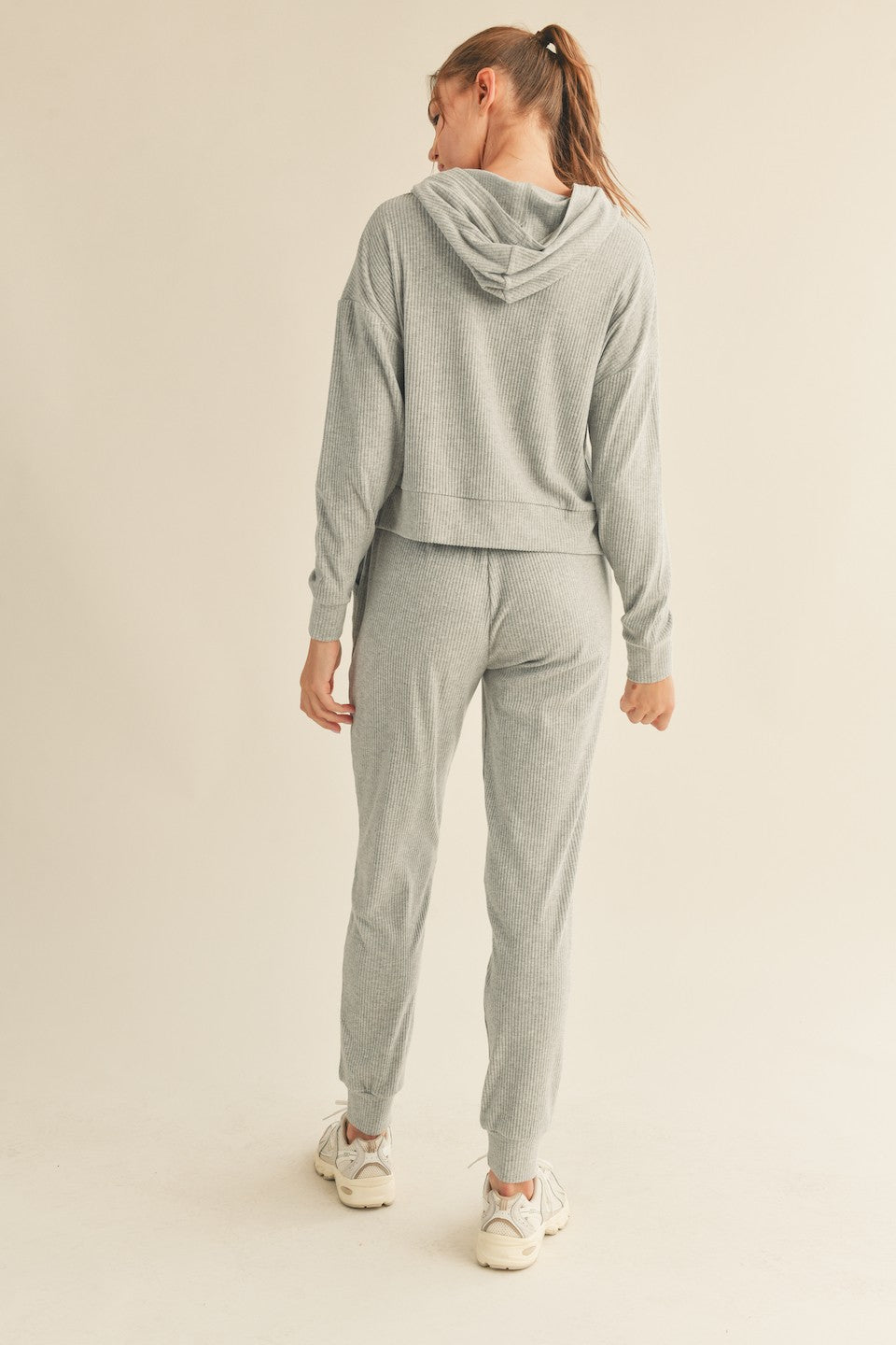 Soft Brushed Rib Sweatpants