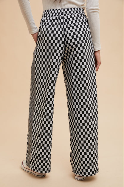 Checkered Pants - Black & White