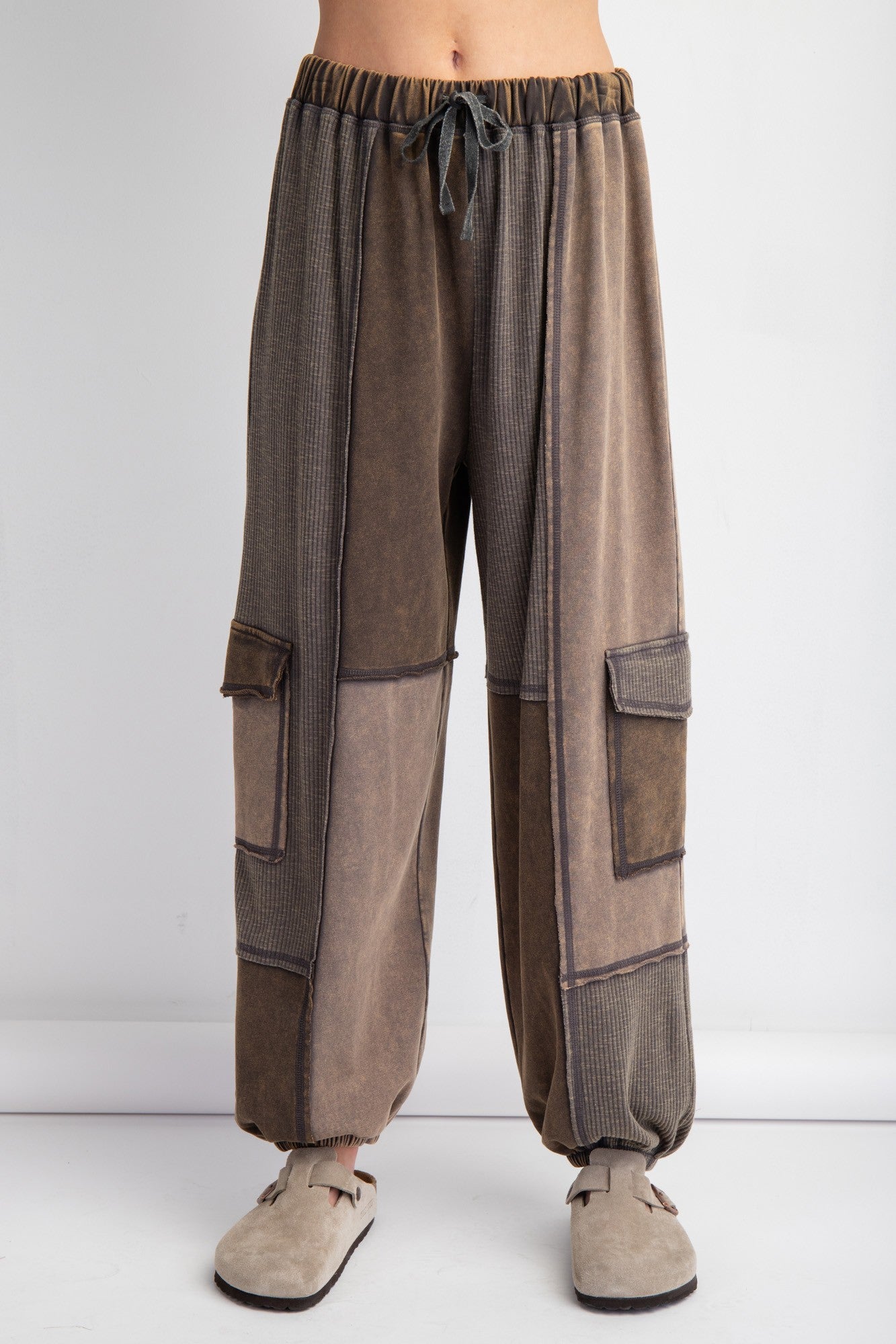 Color Block Cargo Pants