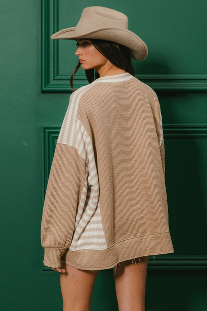 Stripe Knit Pullover