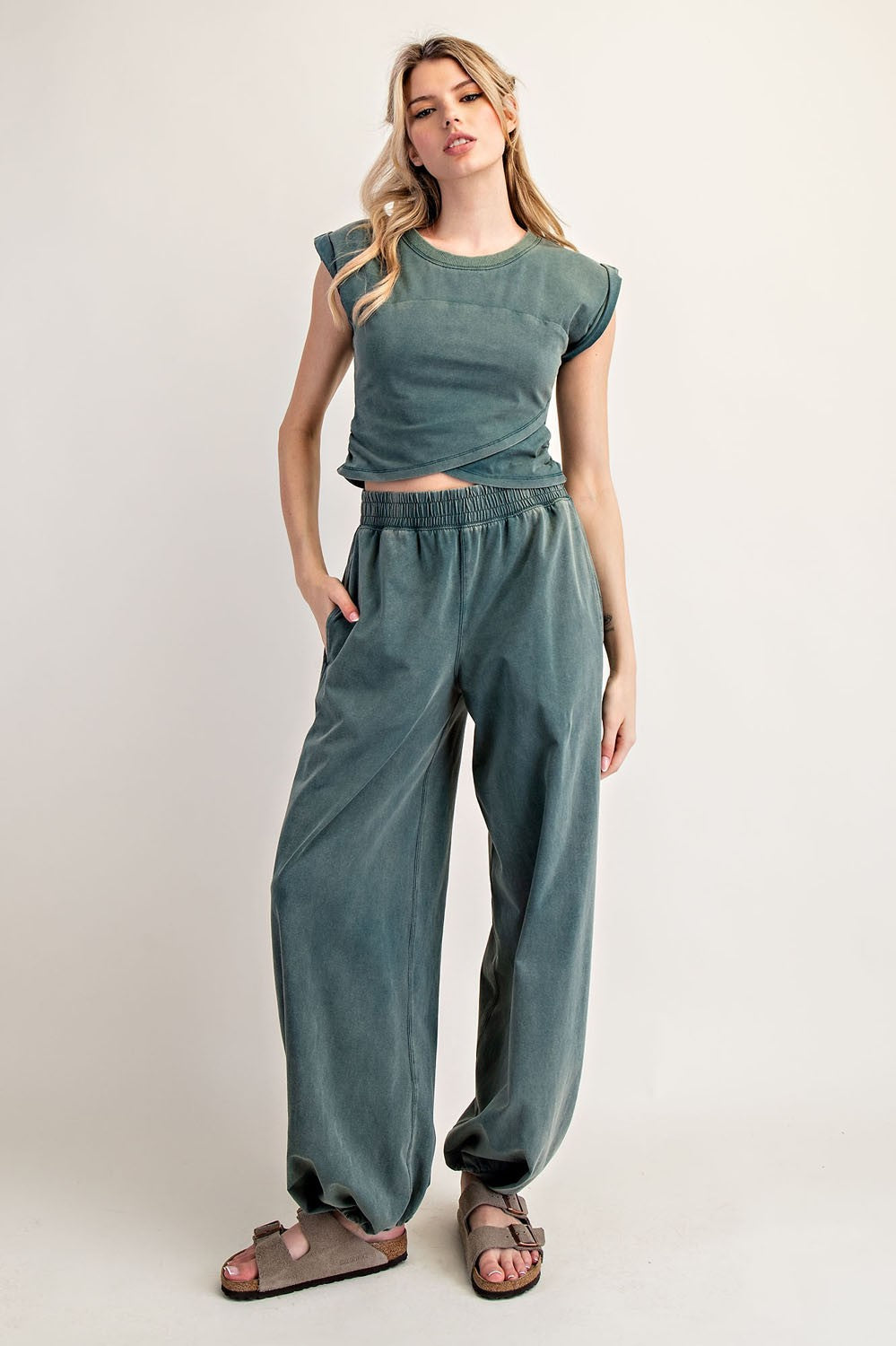 Mineral Washed Joggers
