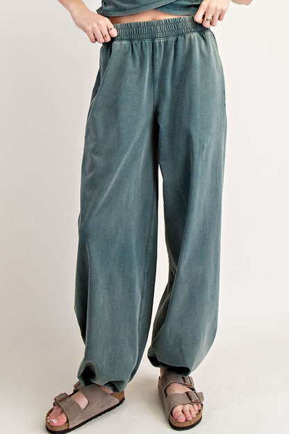 Mineral Washed Joggers