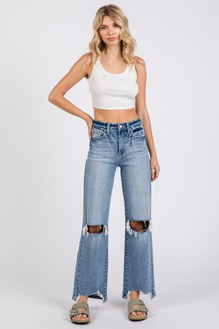 Petra - Slim Wide Leg