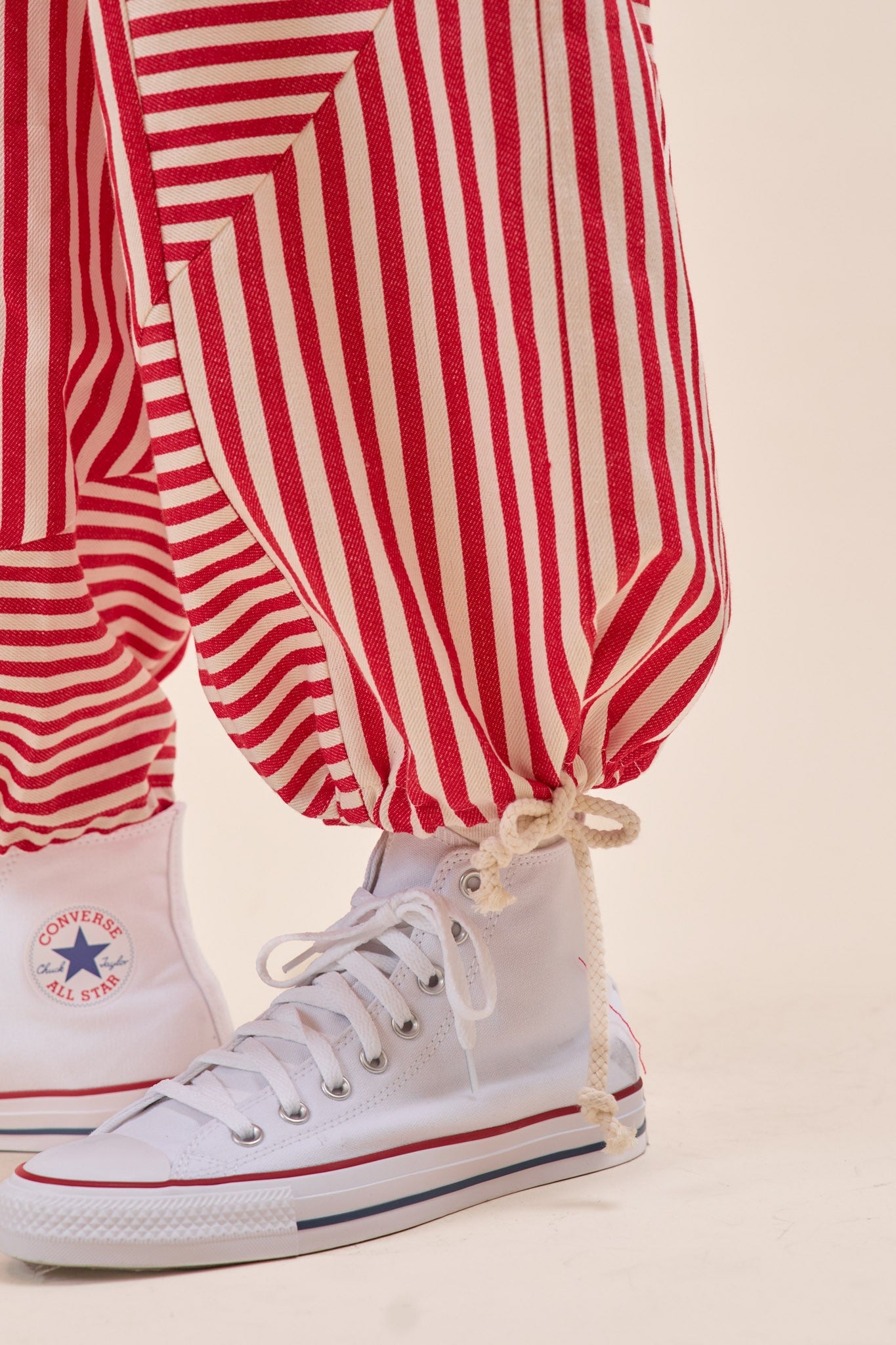 Striped Parachute Pants