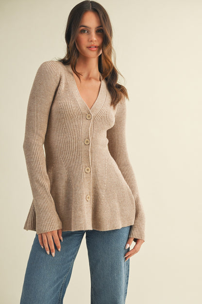 Hourglass Sweater - Wheat