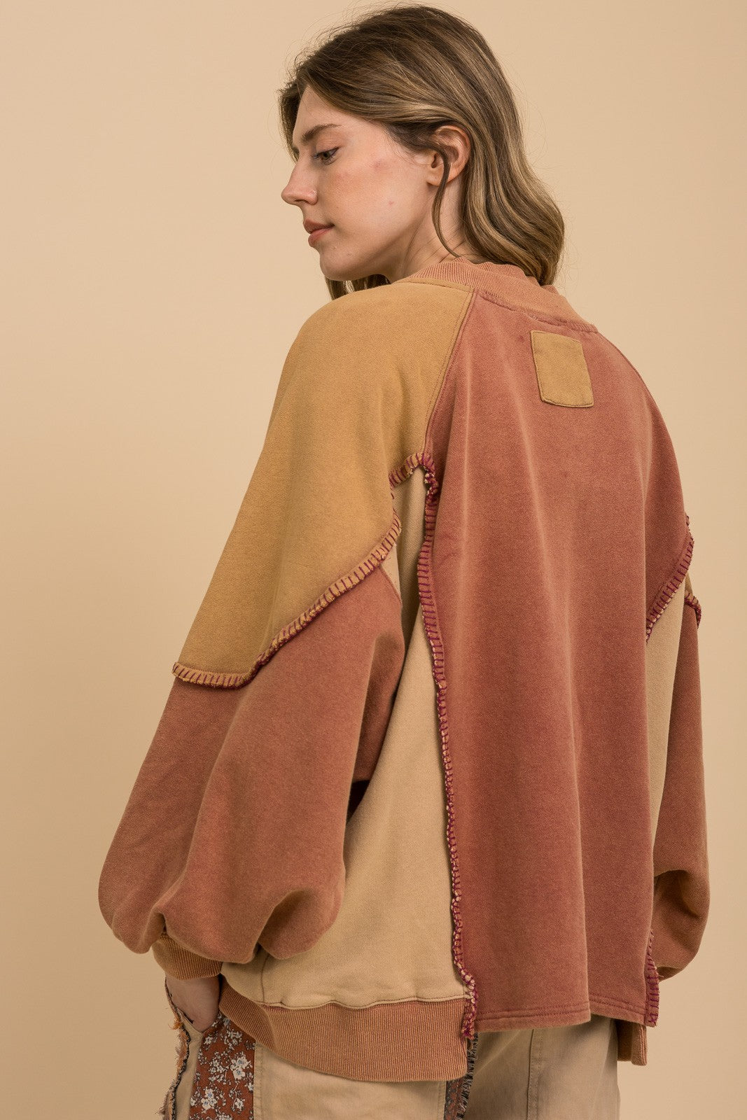 Stitched Seam Pullover