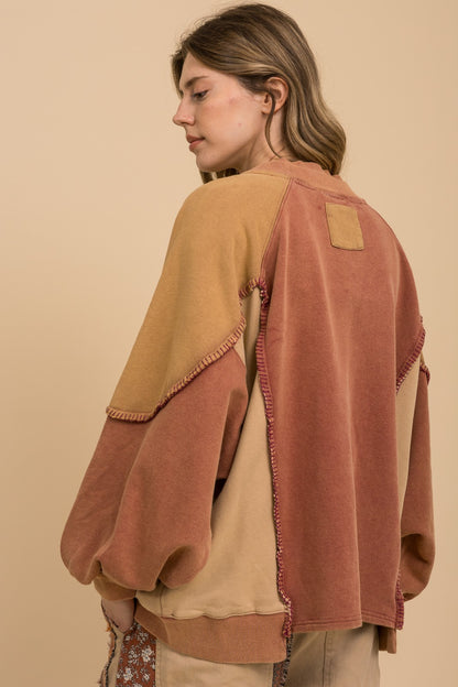 Stitched Seam Pullover