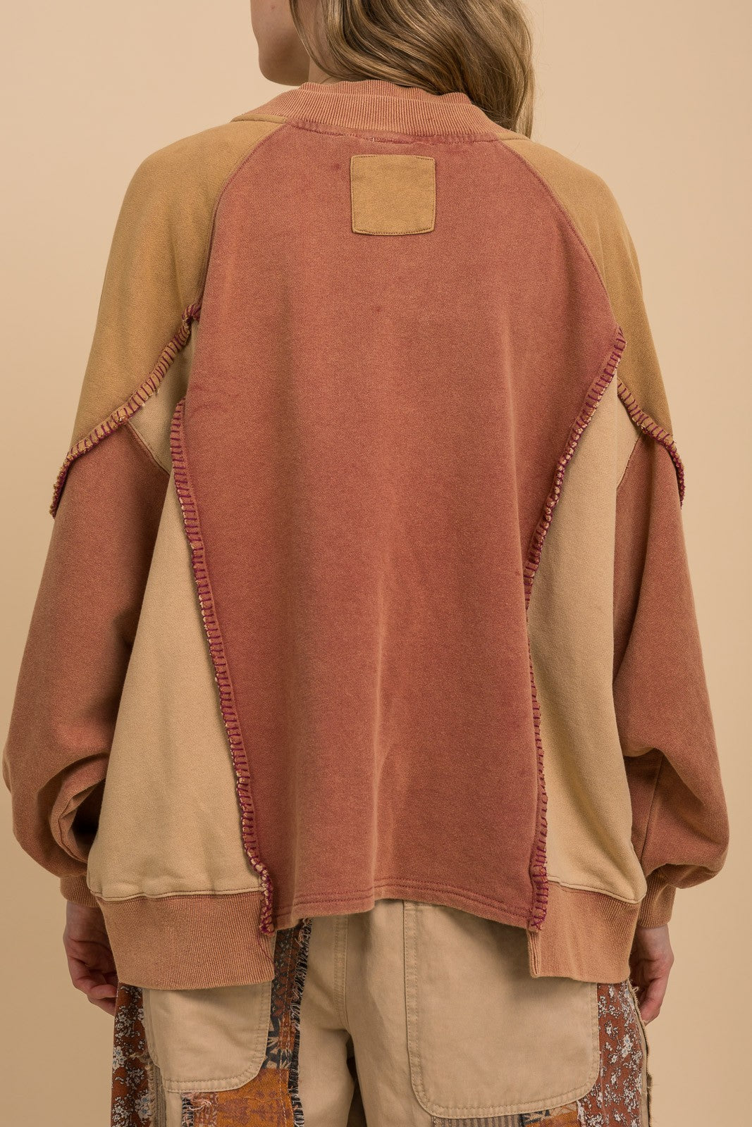 Stitched Seam Pullover