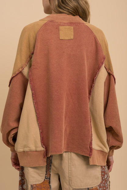 Stitched Seam Pullover