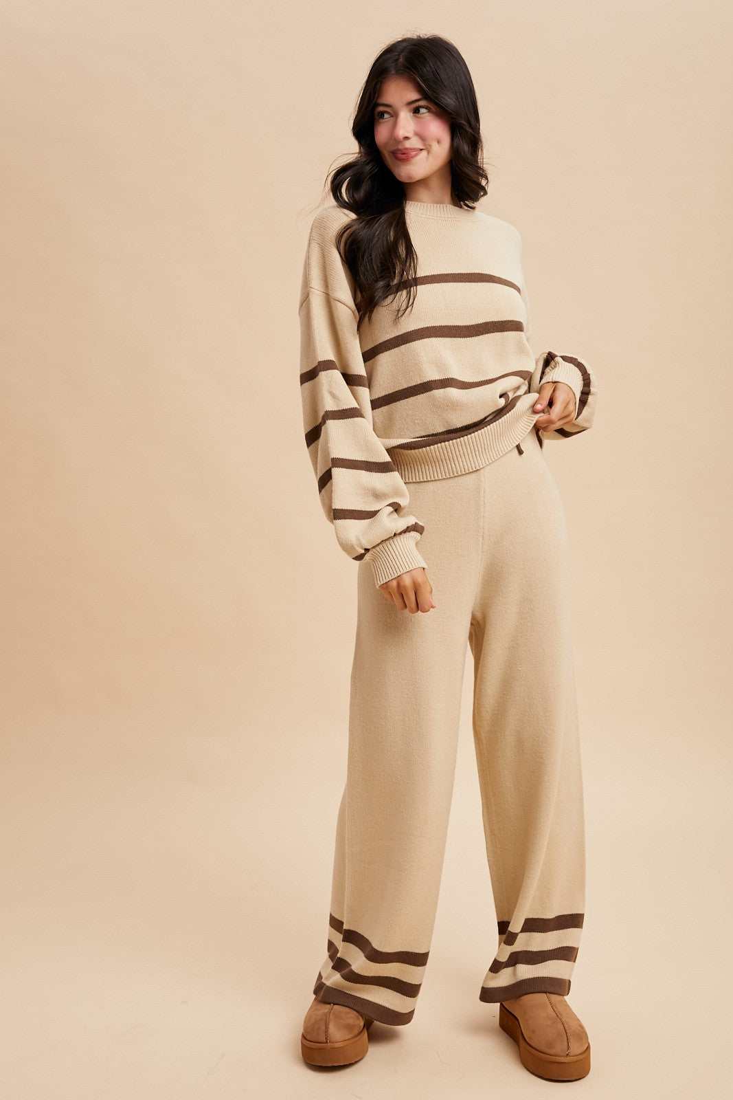 Cozy Striped Lounge Set