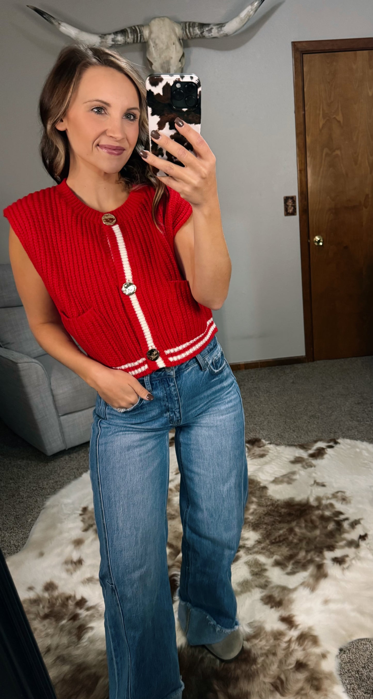 Knitted Sweater Vest