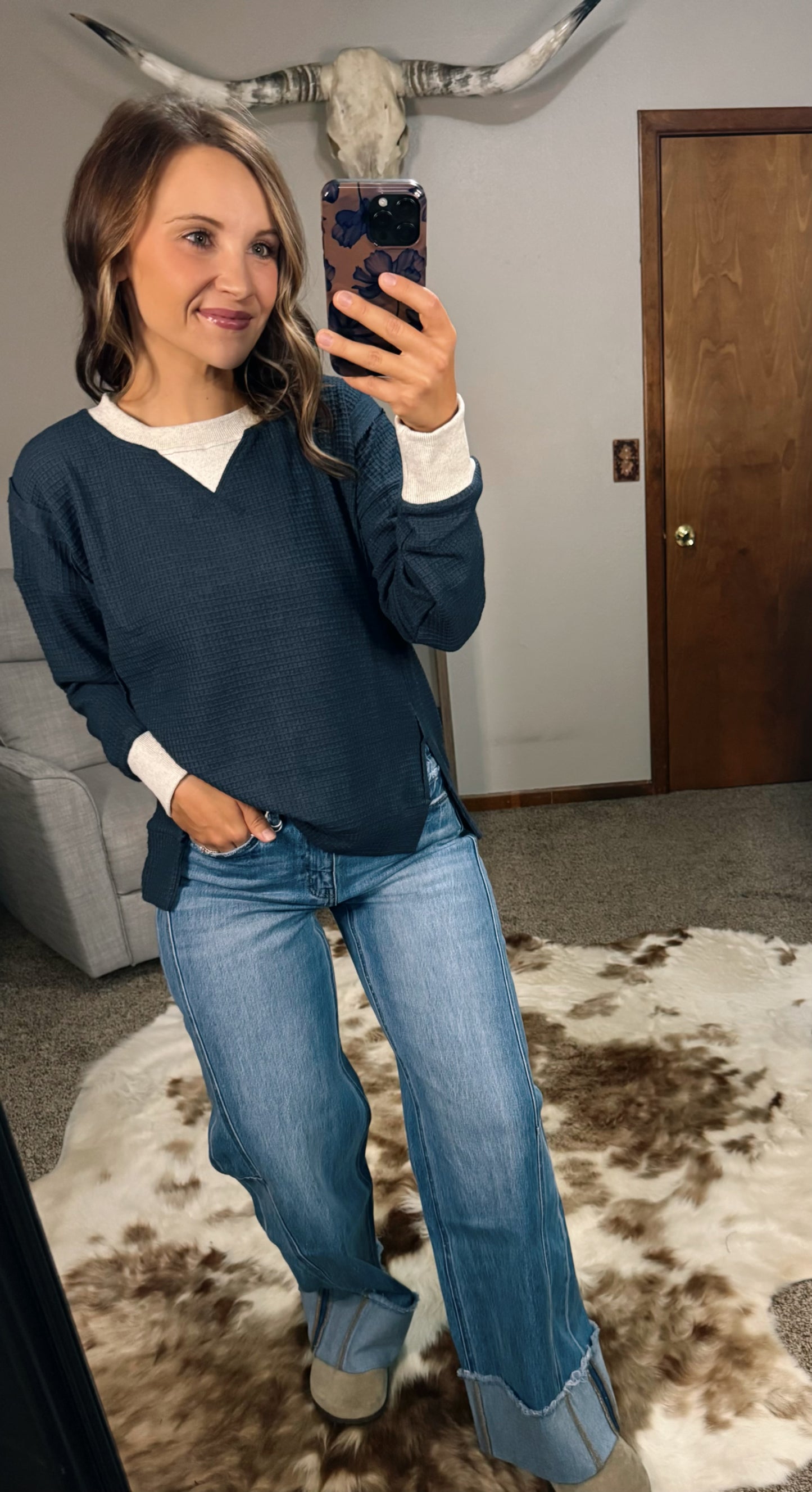 Thermal Crew Neck Pullover