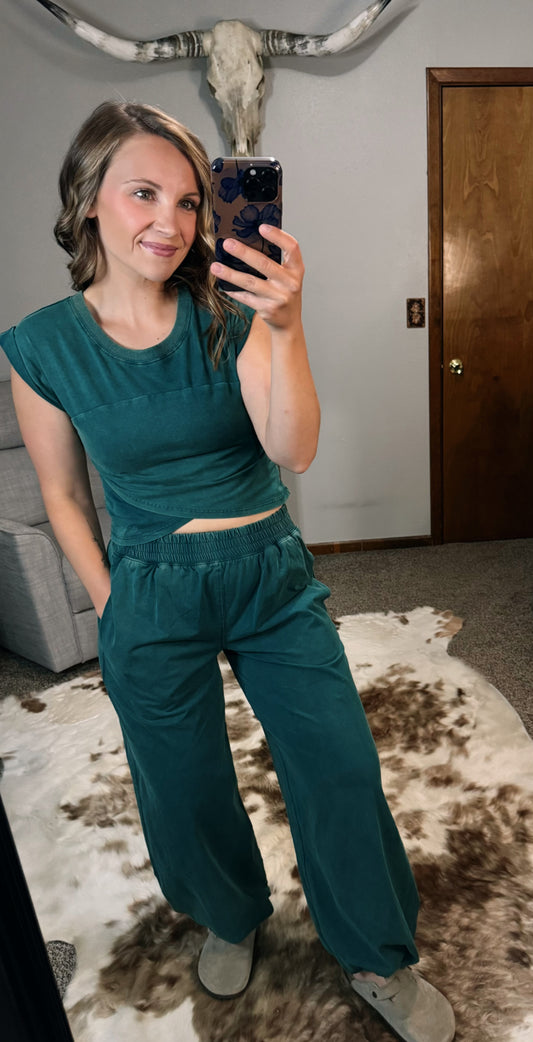 Mineral Washed Joggers