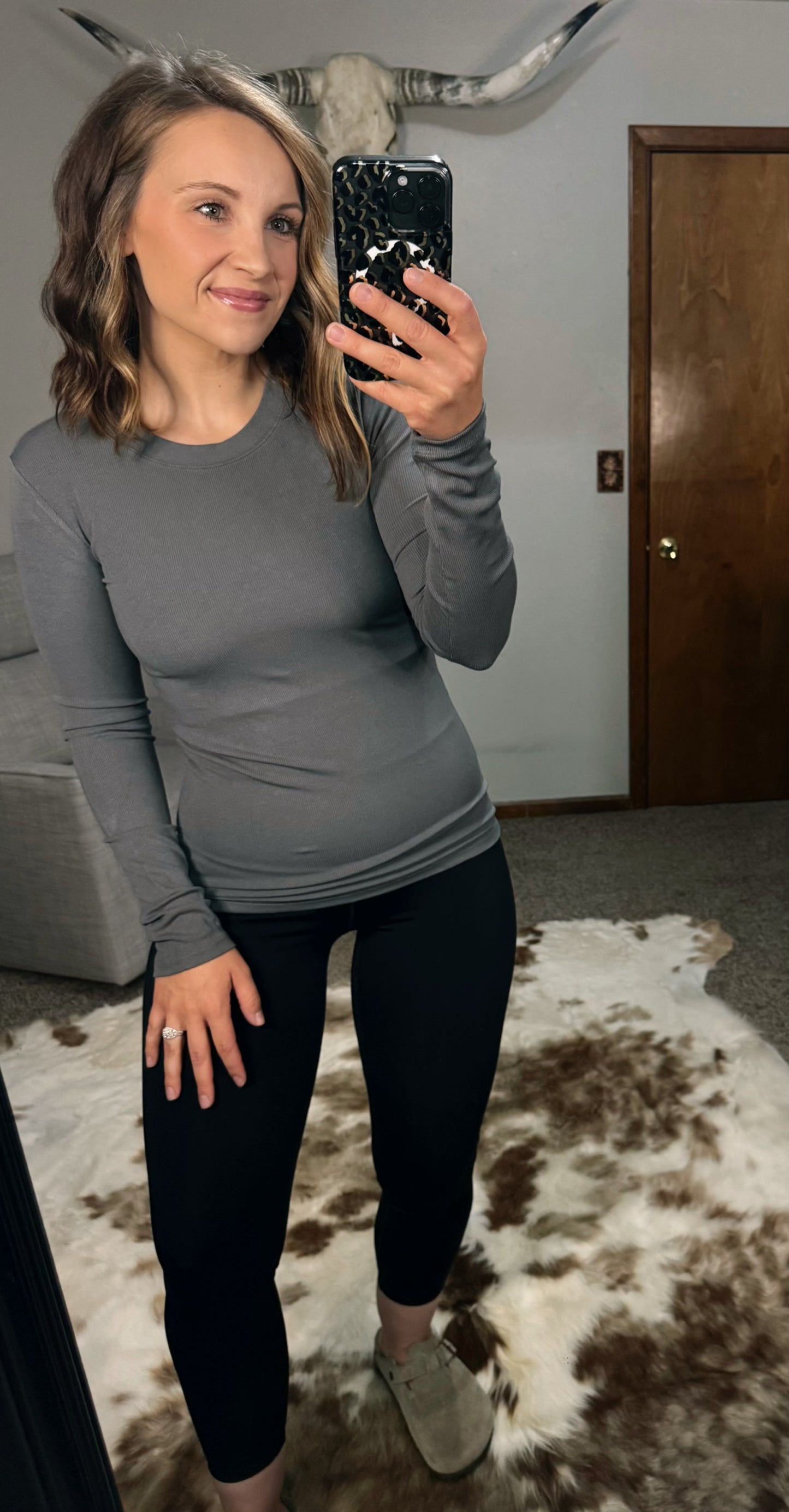 Essential Long Sleeve - New Pewter