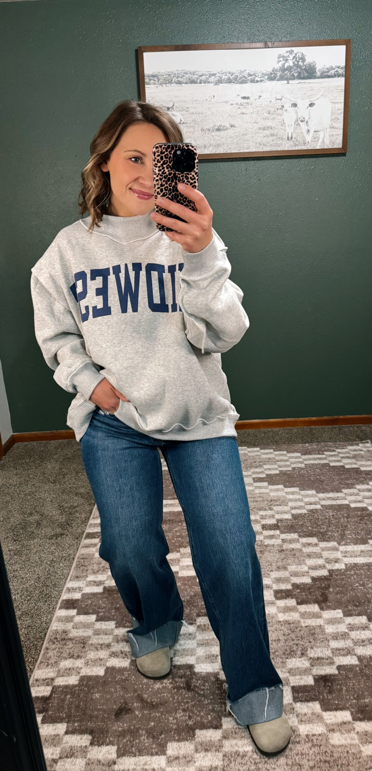 Midwest Mock Neck Sweatshirt