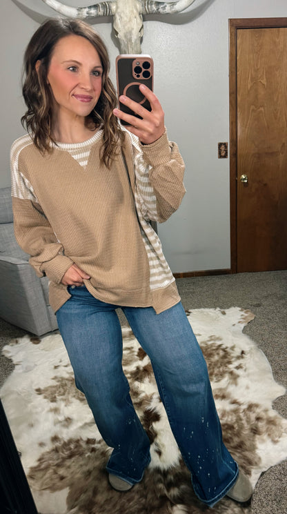 Stripe Knit Pullover