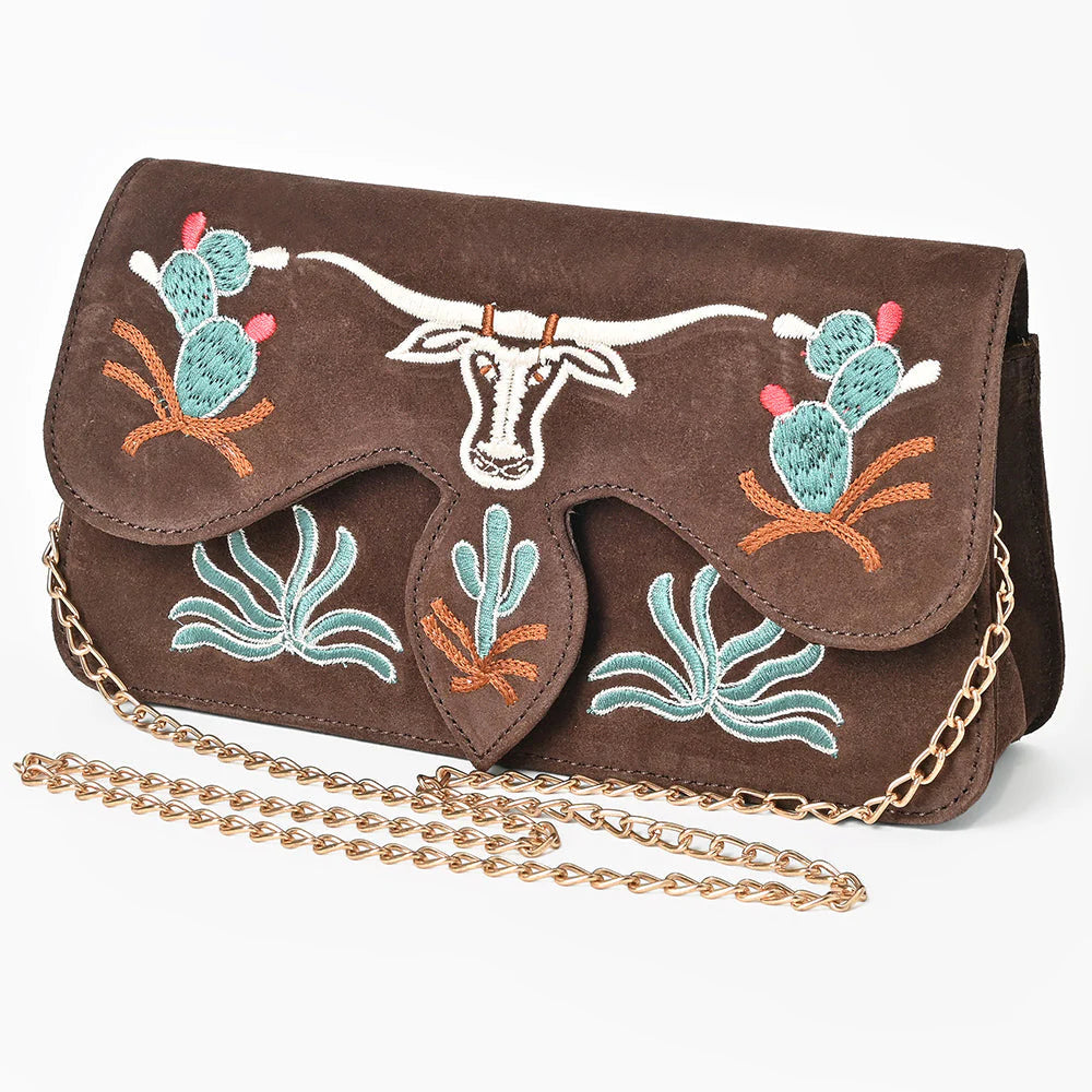 The Longhorn & Cactus Purse