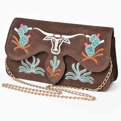 The Longhorn & Cactus Purse