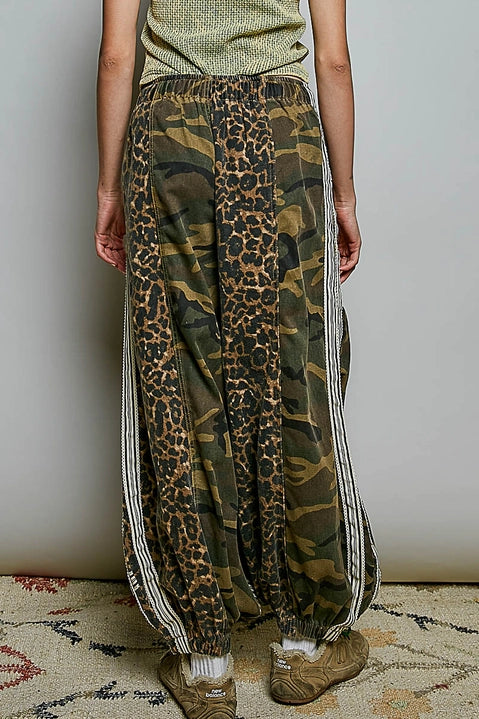 Camo & Leopard Jogger Pants