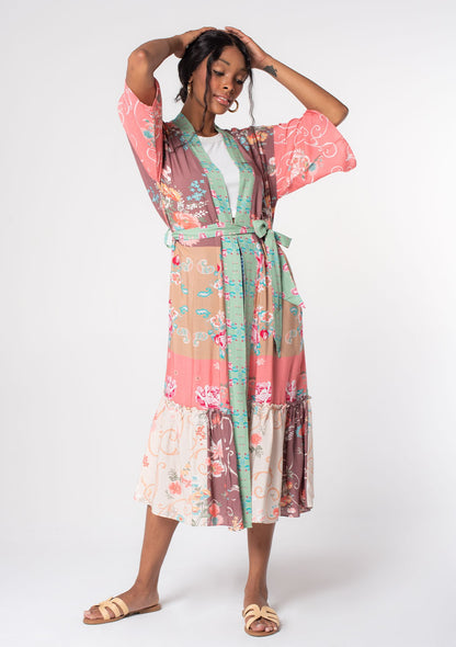 Floral Patchwork Kimono