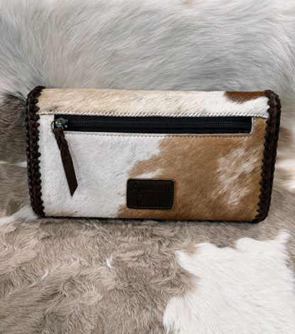 Western Cowhide Clutch