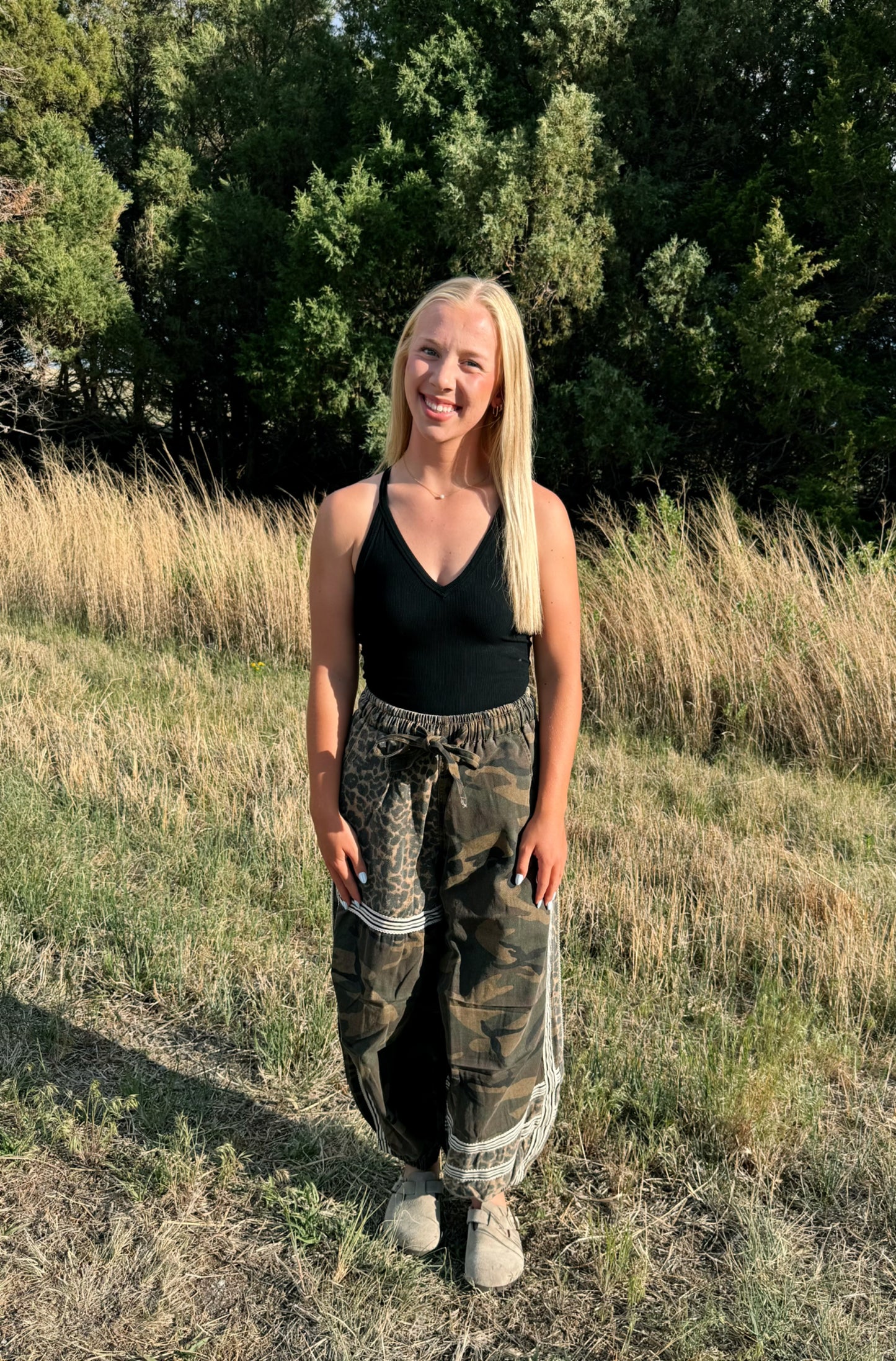 Camo & Leopard Jogger Pants