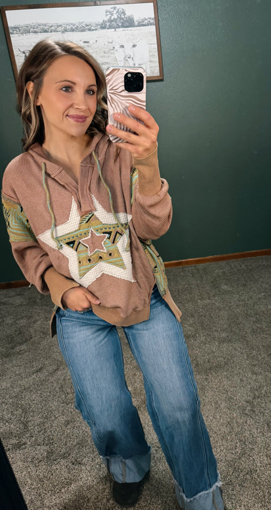 Star Patch Hoodie