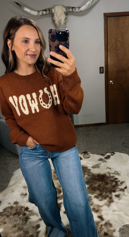 Howdy Horseshoe Sweater