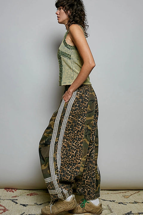 Camo & Leopard Jogger Pants