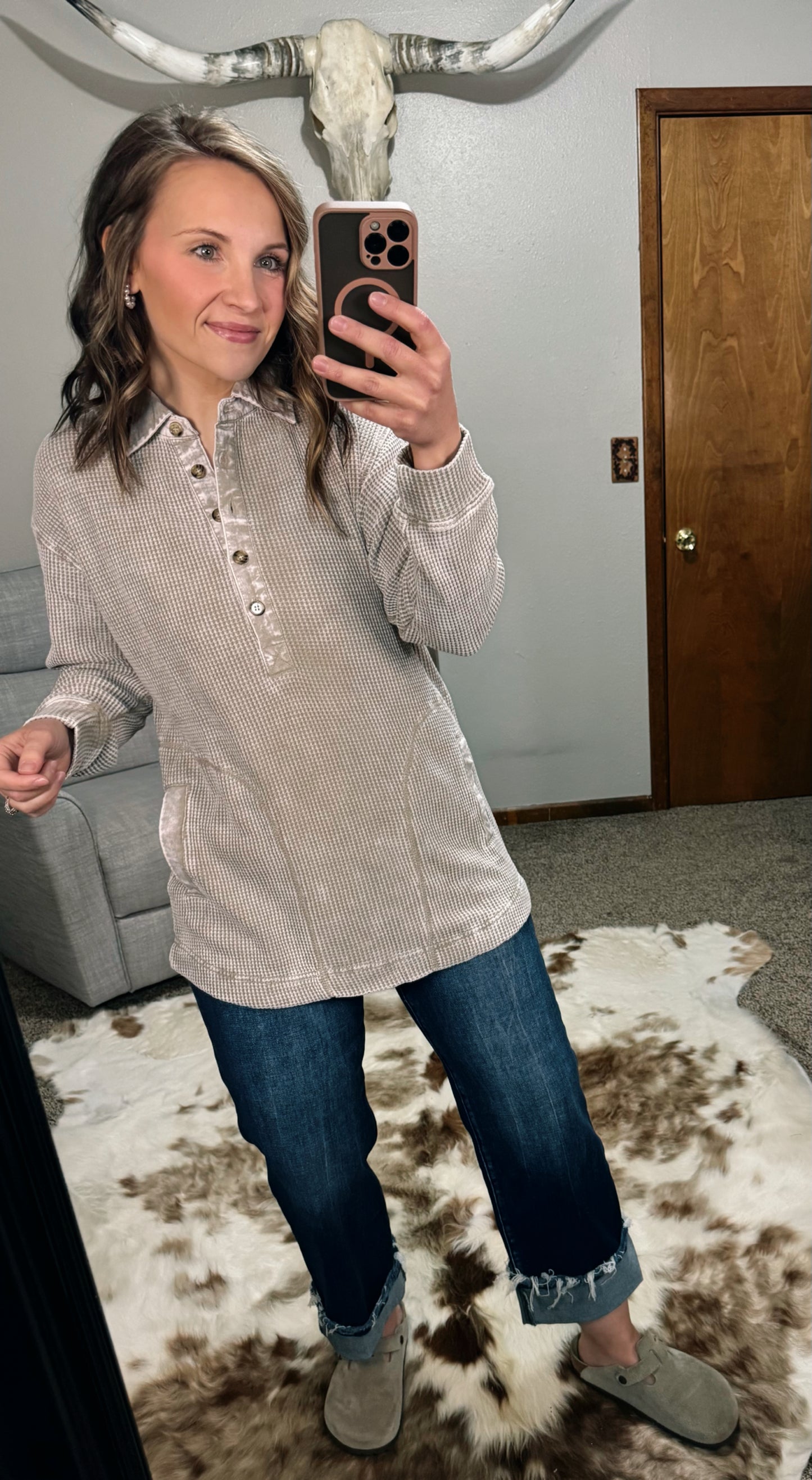 Waffle Knit Tunic