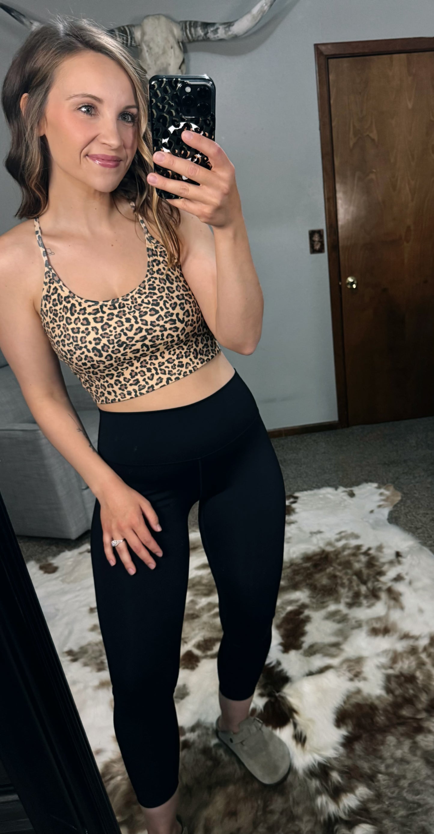 Leopard Crop Tank