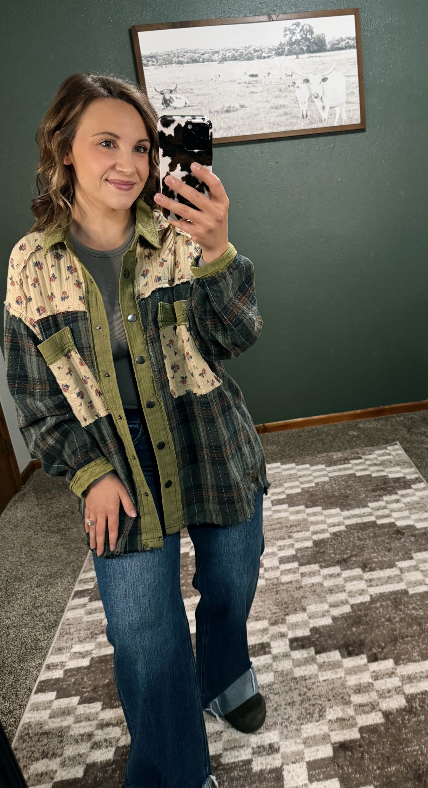 Vintage Patchwork Shacket
