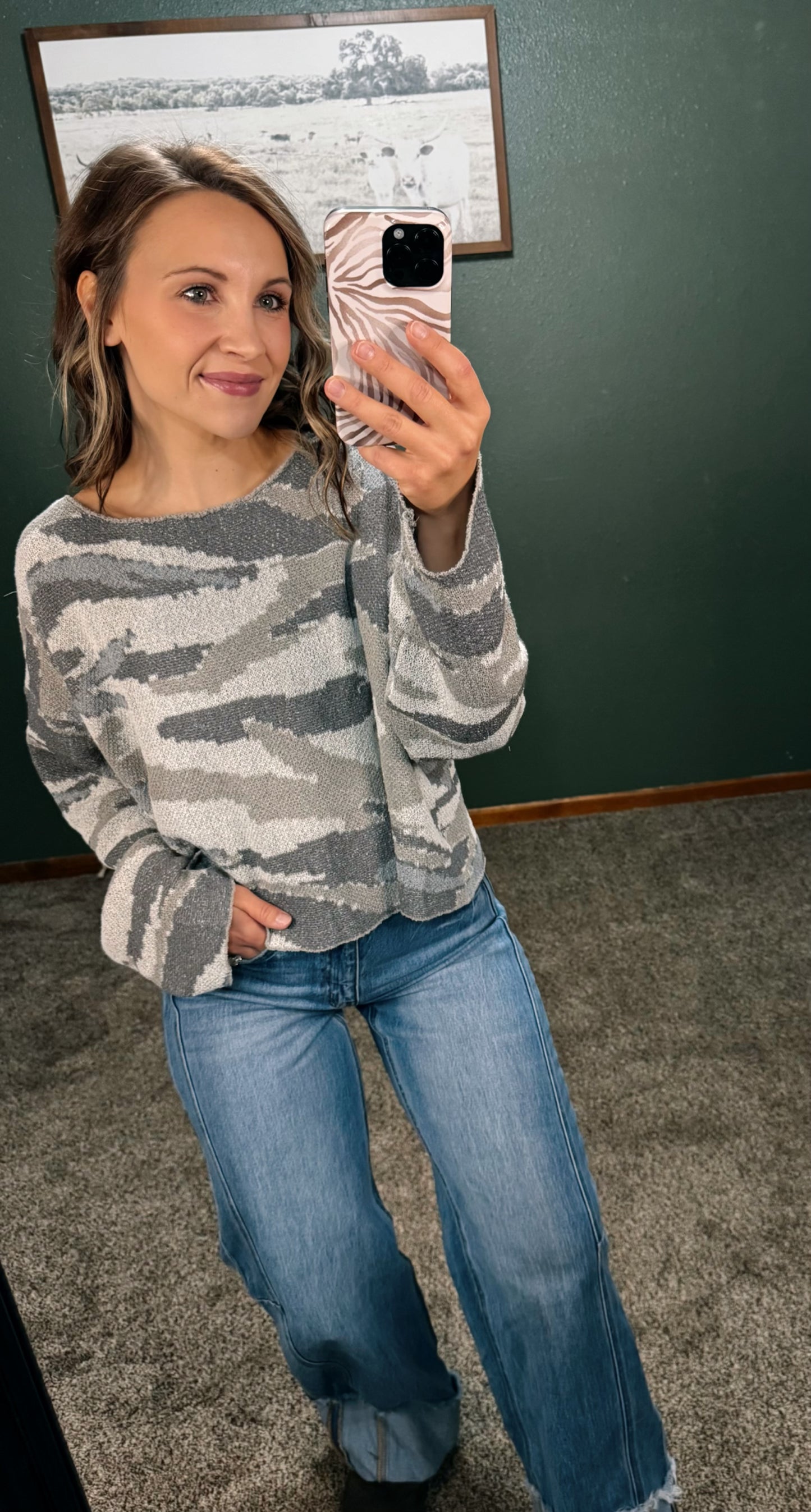 Camo Sweater