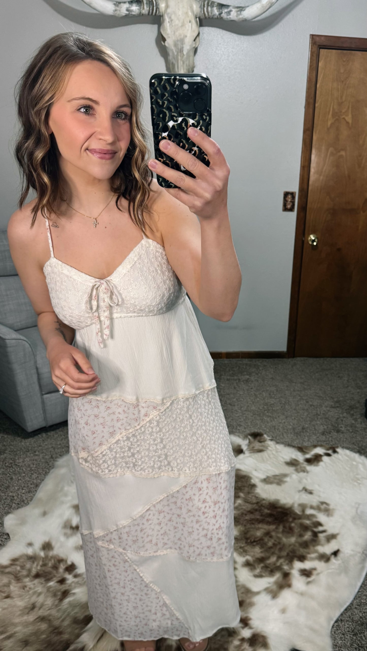 Multi Pattern Maxi Dress