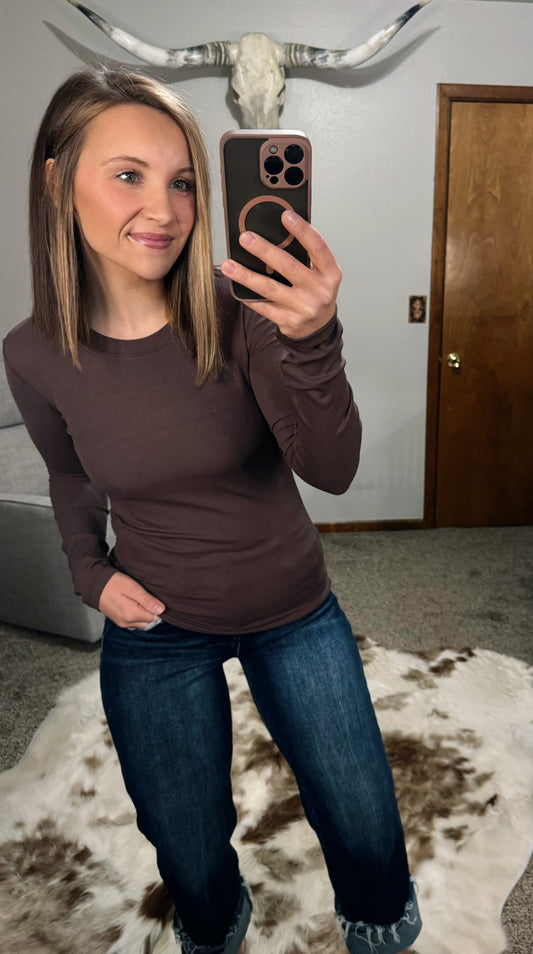 Essential Long Sleeve - Rich Soil