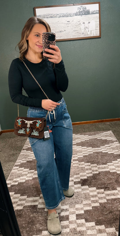 The Longhorn & Cactus Purse