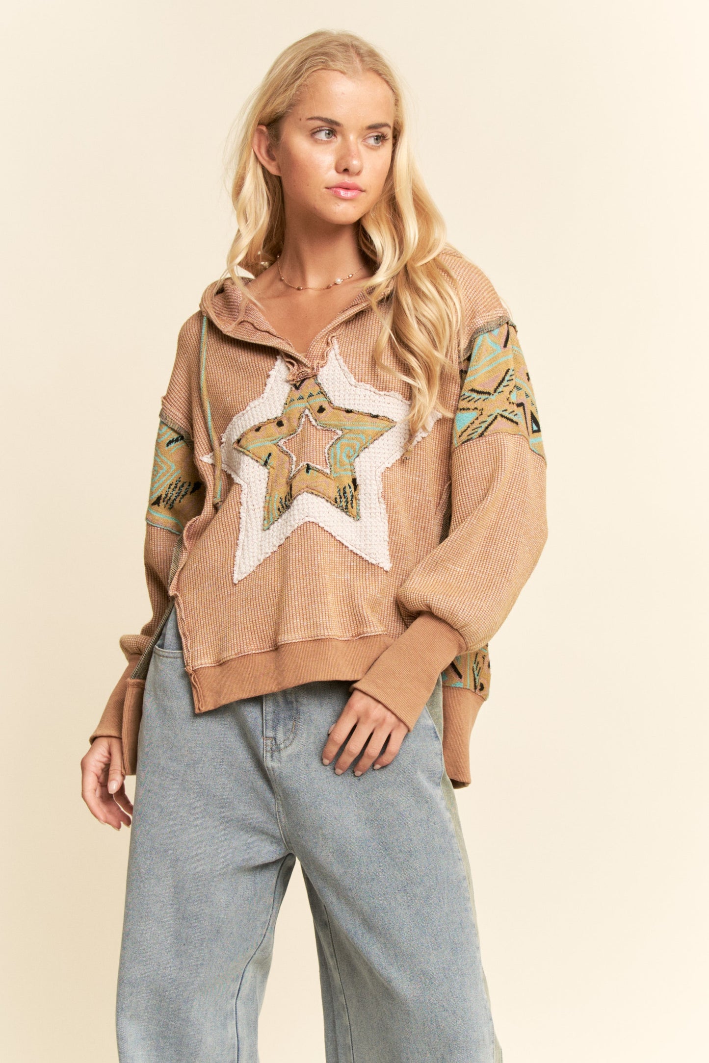 Star Patch Hoodie