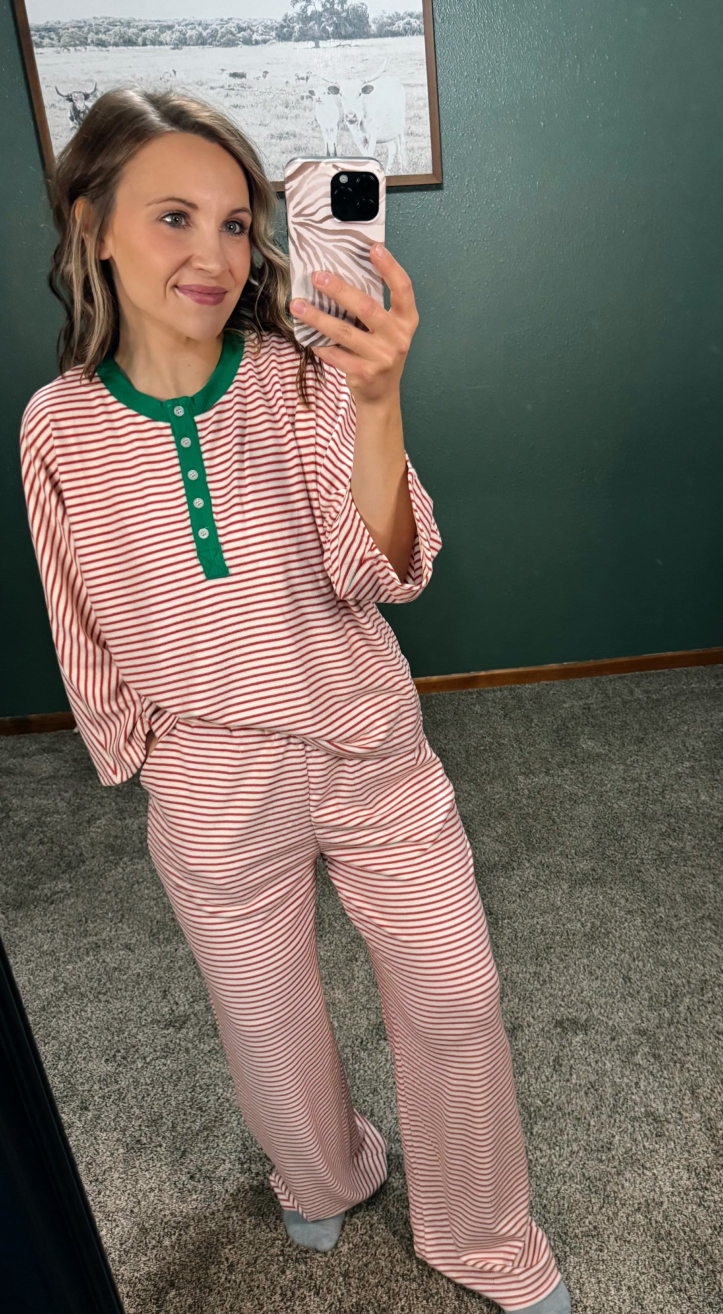 Striped Pajama Set