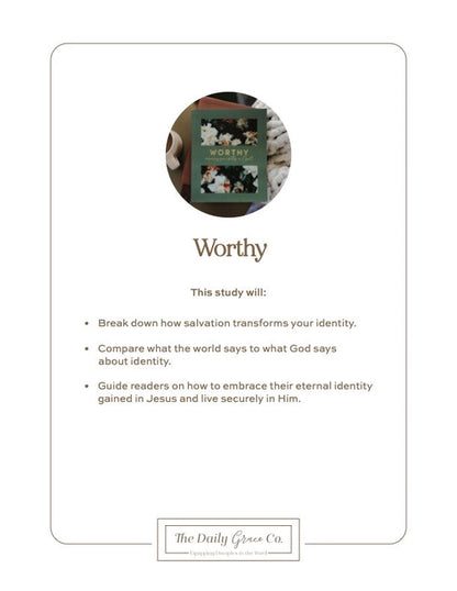 Worthy – Embracing Your Identity in Christ
